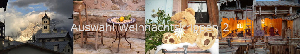 Auswahl Weihnachtskrippen 2