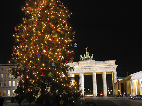 Weihnachten Brandenburger Tor