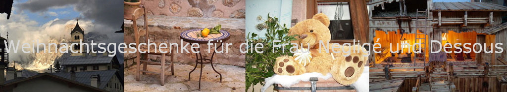 Weihnachtsgeschenke fr die Frau Neglig und Dessous