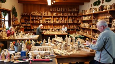 alpenländische Krippenfiguren