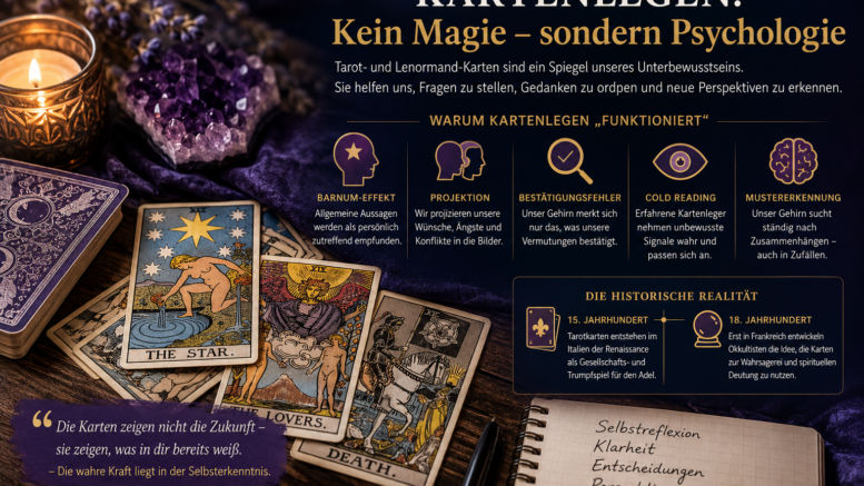 Psychologische Wirkung des Kartenlegens